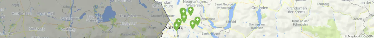 Kartenansicht für Apotheken-Notdienste in der Nähe von Plainfeld (Salzburg-Umgebung, Salzburg)